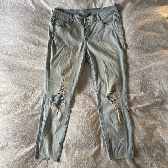 Old at Navy Distressed Rockstar Jeans - Picture 1 of 5